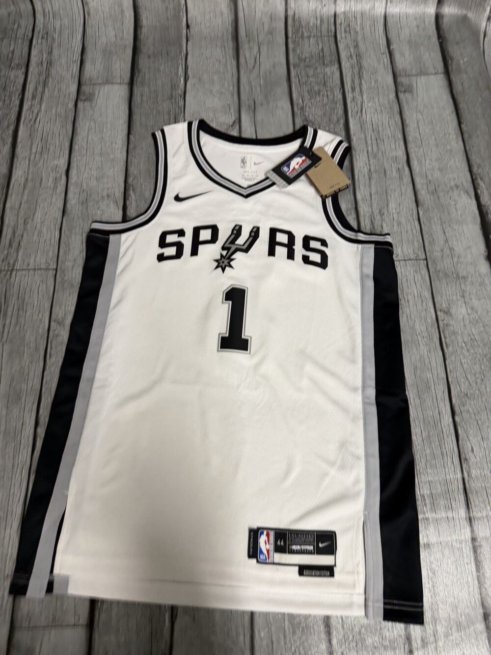 Nike San Antonio Spurs Association Edition 'Victor Wembanyama' Jersey White 44 M